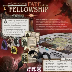 LOTR Fate of the fellowship pozadina kutije