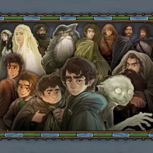 LOTR Fate of the fellowship ilustracija iz drustvene igre