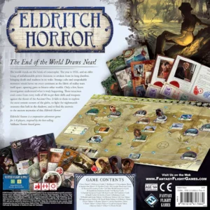 Eldritch horror kutija pozadina drustvene igre