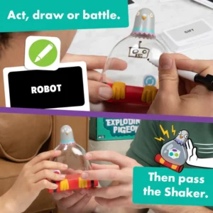 exploding pigeon crtanje