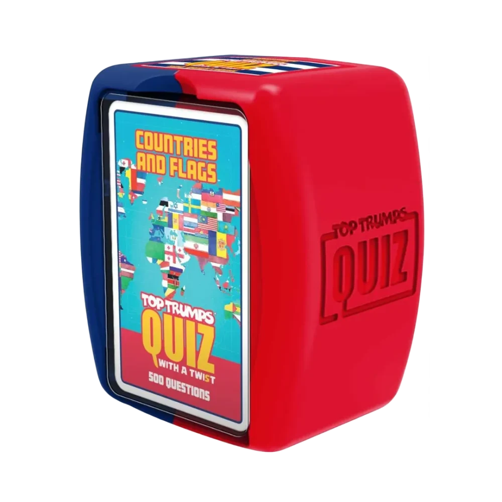 TOP TRUMPS QUIZ Countries and Flags drustvena igra