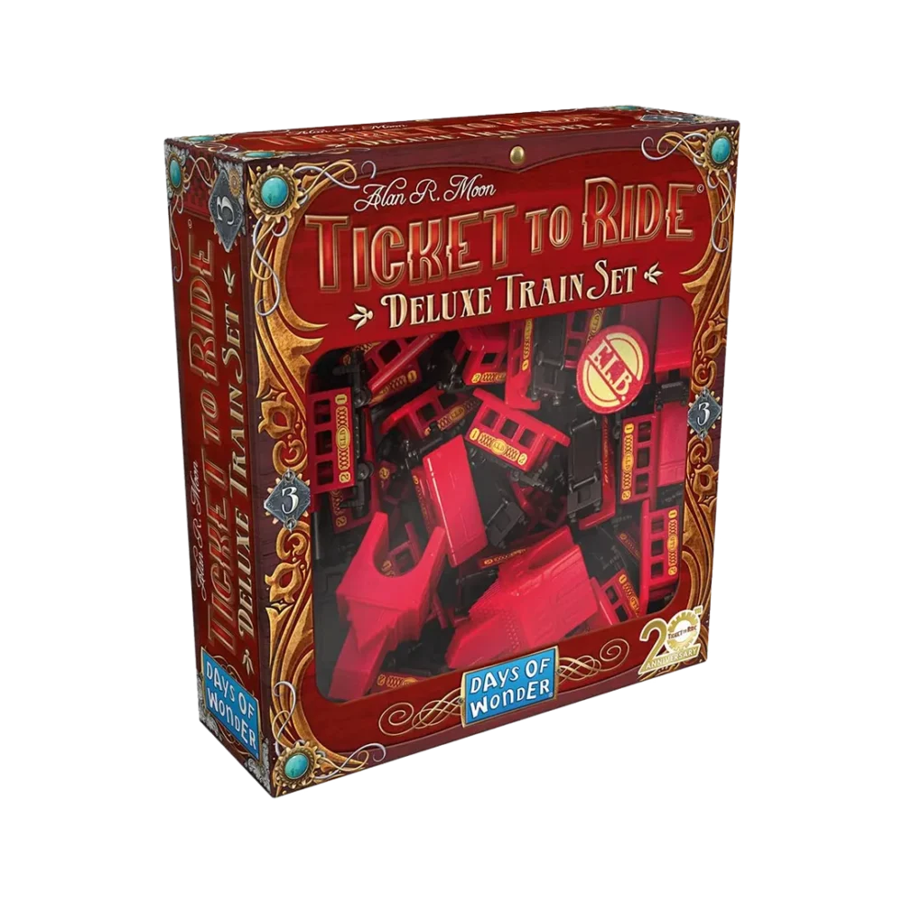 TICKET TO RIDE Deluxe Train Set crveni